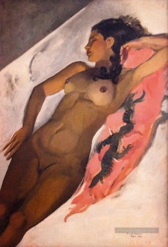 Populaire indienne œuvres - Amrita Sher Gil Nu Indienne